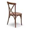 Atlas Commercial Products Madison Cross Back Chair, Mark II, Antique Fruitwood XBC45AFW